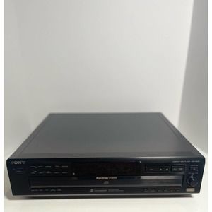 Sony CDP-CE415-Compact Disc-5 Disc-CD-Player-Multi-Changer-Carousel-Tray-Shuffle